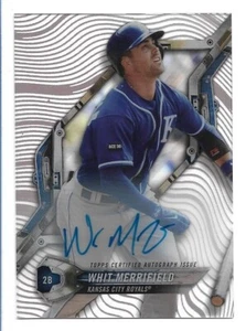 Autógrafo Whit Merrifield 2018 Topps High Tek Pattern 1 Waves #HT-WM automático - Imagen 1 de 2