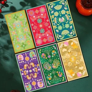 6pcs Bless Words Eid Mubarak Envelopes New Year Red Envelopes  Eid Celebration - Picture 1 of 25