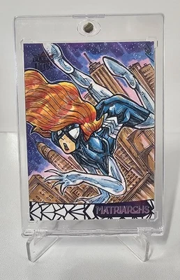 Matriarchs Of Marvel Arachne 1/1 Sketch Card By Sugiarto Aliputra  - Image 1 of 2