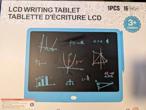 16" LCD Writing Tablet Electronic Drawing Notepad Doodle Board-Kids Office - Picture 1 of 2