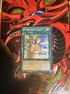 Yugioh Forbidden Lance BP02-EN162 1st Edition Mosaic Rare LP  - Image 1 of 2