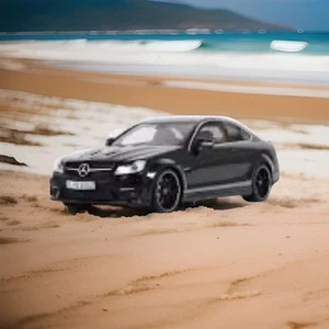Mercedes Benz C63 AMG Edition 507 3dr Coupe GT Spirit Asia Ed Black 1/18 CLDC029 - Picture 1 of 11