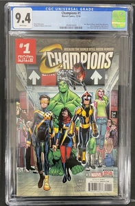 Champions #1 CGC 9.4 2016 1st Team App! 1st Print ! Marvel Comics - Picture 1 of 2