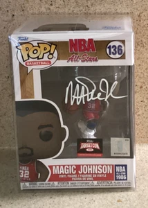 MAGIC JOHNSON Signed Funko Pop! NBA All Stars Beckett BAS Witness - Bild 1 von 5