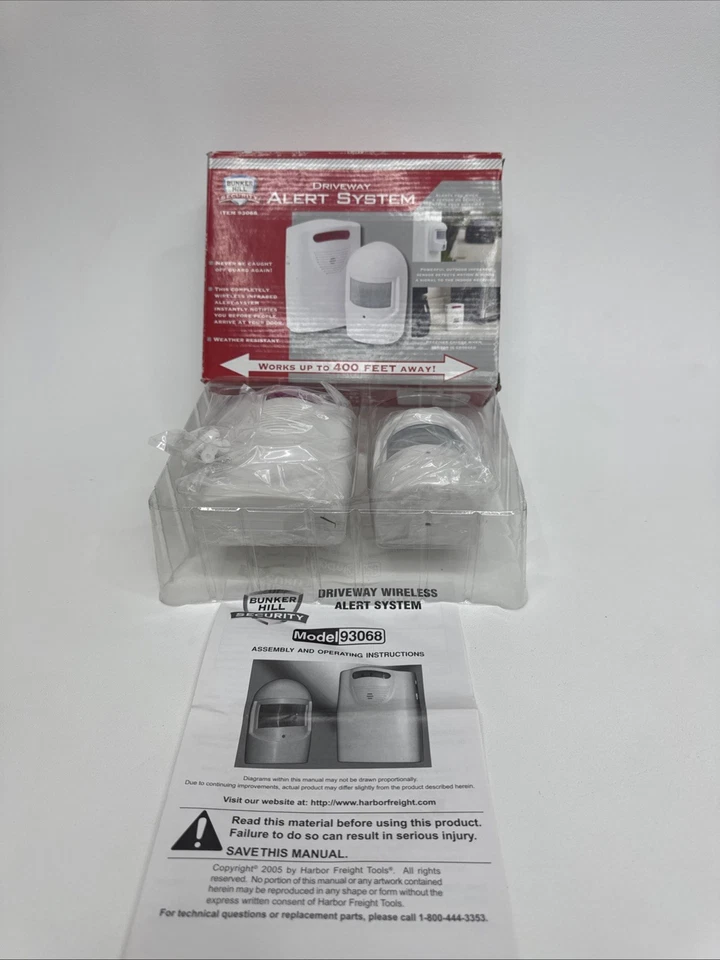 Battery Operated Wireless Driveway Alarm Alert Security System Bunker Hill 93068 - Image 1 of 4