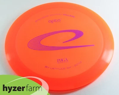 Latitude 64 BRAND NEW 2012 PREMIERE OPTO VILLAIN 168.6g OOP/RARE Hyzer Farm E19 - Image 1 of 2