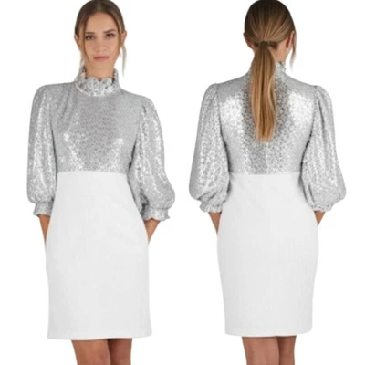 BOSTON APROPIADO🔖¡NUEVO CON ETIQUETAS! Vestido de cóctel con lentejuelas - Talla 8 Foto 1 de 4