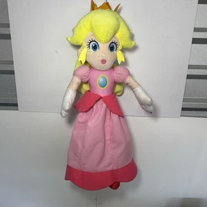 Super Mario Princess Peach 24+ inch Jumbo Plush Toy Doll Nintendo 2022 Excellent - Picture 1 of 6