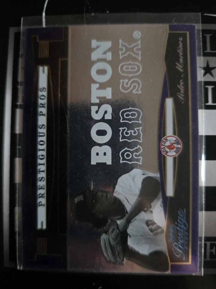 2005 Playoff Prestige Prestigious Pros Pedro Martinez (#PP-45) Purple 068/200 - Image 1 of 2