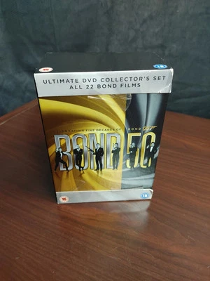 James Bond Collection (DVD, 2012, 22-Disc Set, Box Set) - Region 2 - Image 1 of 4