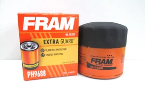 NEW! FRAM EXTRA GUARD SPIN ON OIL FILTER PH9688, REPLACEMENT OIL FILTER PH 9688 - Foto 1 di 3