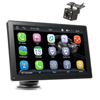 Radio estéreo para automóvil HD reproductor de MP5 audio espejo enlace BT pantalla táctil 9 pulgadas con cámara Foto 1 de 4