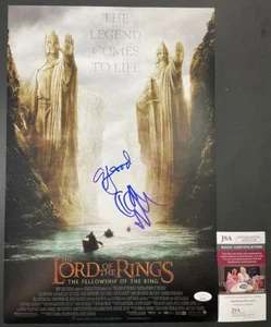 Elijah Wood & Dominic Monaghan Signed Lord Of The Rings 12x18 Poster JSA COA - Picture 1 of 1