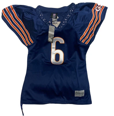Camiseta de fútbol americano para mujer Jay Cutler #6 de Chicago Bears NFL talla L nueva con etiquetas Foto 1 de 4