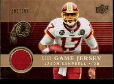 Jason Campbell (Redskins) 2008 Upper Deck Gold Game-Used Jersey SP 108/200 Mint+