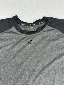 Easton Men 3/4 Raglan Slv Crew Neck T-Shirt Light/Dark Gray contrast NO Size Tag - Picture 1 of 7