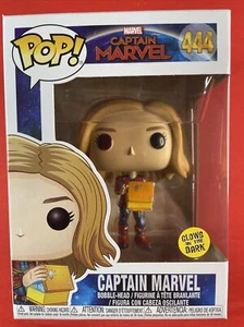 Funko Pop! Vinyl: Marvel - Captain Marvel w/ Lunchbox (Glow in the Dark) #444 - Picture 1 of 7