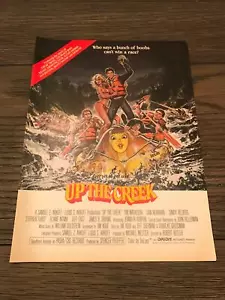 1984 VINTAGE 8X11 COLOR MOVIE PROMO PRINT Ad FOR THE COMEDY "UP THE CREEK" BOOBS - Picture 1 of 1