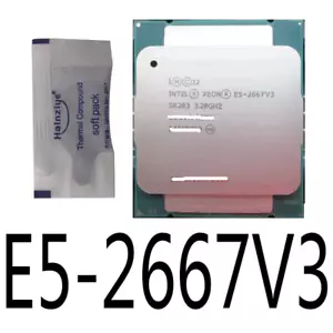 Intel Xeon E5-2667 V3 3.20GHz 8 Cores 135W 20MB SR203 LGA2011-3 CPU Processor - Picture 1 of 1