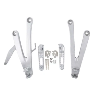 Rear Passenger Footpegs Footrests Brackets For Honda CBR600RR 2007-2024 08 09 US - Picture 1 of 6