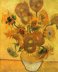 Impresión o lienzo - Jarrón con quince girasoles de Vincent van Gogh-1888 - Imagen 1 de 1