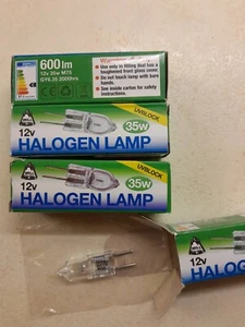Halogen GY6/GY6.35 Bulbs 12V 35W. Set Of 4 Bulbs - Picture 1 of 3