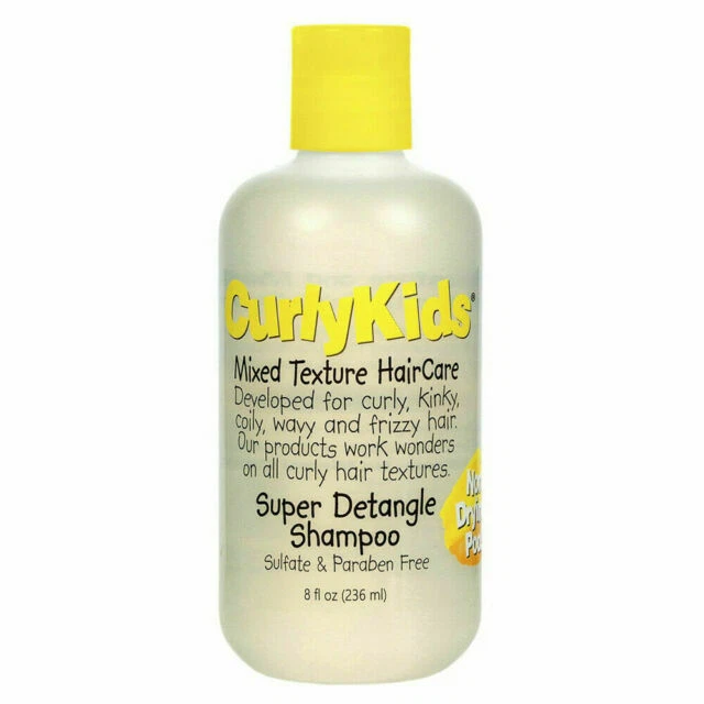 CurlyKids Mixed Texture Haircare Super Detangle Shampoo 236 ml