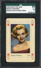 1959 MAPLE LEAF GUM MARILYN MONROE SGC 7 *DS12676