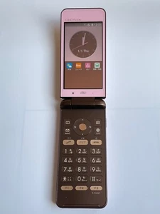 Téléphone à clapet Android KYOCERA GRATINA 4G KYF31 rose débloqué du Japon - Photo 1 sur 20