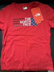 NWT NORTH FACE SHORT SLEEVE GRAPHIC T-SHIRT SIZE Youth small Girls - Picture 1 of 4