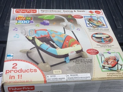 Columpio y asiento Fisher-Price Baby SpaceSaver 2154 caja abierta Foto 1 de 4