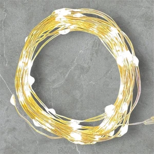 Wire LED String Lights String Lights Set of 10 Extra-Long 16.4 ft for Christmas - Picture 1 of 9