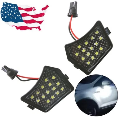 For Jaguar XJ-Type 2010-2019/XF 2009-21 LED Under Side Mirror Puddle Lights 2Pcs - Изображение 1 из 4