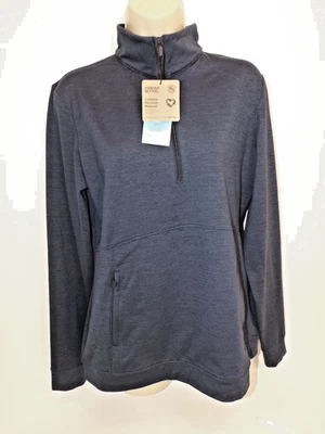 Pullover Puma Golf Cloudspun Rockaway Cuarto Cremallera Azul Marino - Para Mujer Talla M Foto 1 de 4