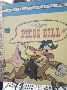 Walt Disney's PECOS BILL Little Golden Book 1970 LLP350 *VGC - Picture 1 of 9