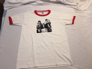 Rare Vintage Guns N Roses Sz Medium Ringer Shirt 1970s And 1980s Rock Metal Band - Picture 1 of 6
