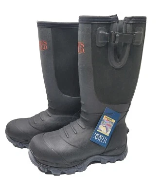Sports Afield Mens 10 M 16" Rubber Wader Muck Hunting Boots Thinsulate Ultra 800 - Image 1 of 4