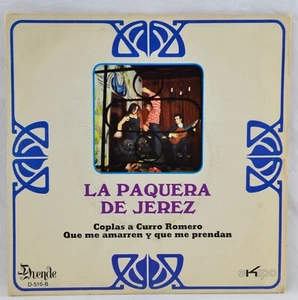 LA PAQUERA DE JEREZ - Coplas A Curro Romero - Duende 7" Single Spain 1971 - Picture 1 of 6