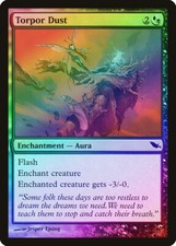 Torpor Dust FOIL Shadowmoor NM Blue Black Common MAGIC GATHERING CARD ABUGames