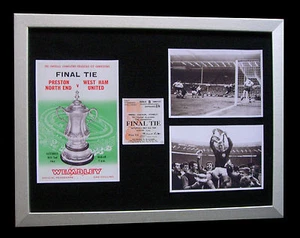 West Ham 1964 FA CUP FINAL numerado calidad enmarcado + envío global expreso - Imagen 1 de 7