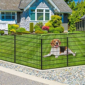 Kyate 15 Paneele Hundezaun Outdoor für Hof 33 Zoll (H) x 36 Fuß (L) - Bild 1 von 1