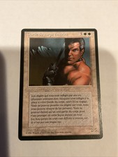 MTG Veteran Bodyguard French Fourth 4th Edition FBB Foreign Black Border NM