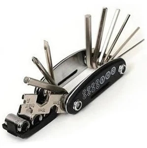 Stahl 16 in 1 Multifunktions Fahrrad Reparatur Werkzeuge Fahrrad Werkzeug Bike Repair Kits - Bild 1 von 3