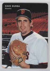 1995 Mother's Cookies San Francisco Giants Stadium Giveaway Dave Burba #25