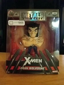 Marvel X Men Metals Die Cast Logan Wolverine Caja de botín figura exclusiva sellada - Imagen 1 de 4