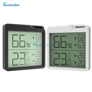 Thermometer Indoor Digital LCD Hygrometer Temperature Humidity Monitor Meter - Bild 1 von 23