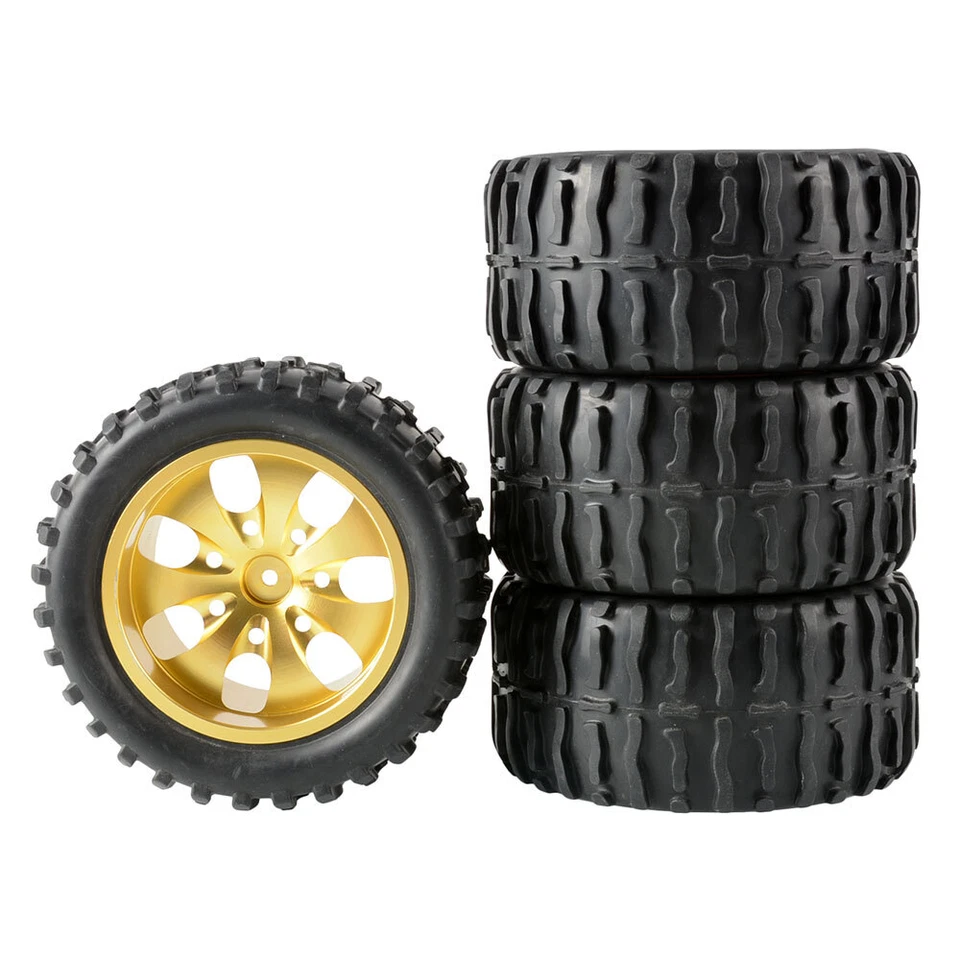 Ruedas y neumáticos de aluminio Monster Truck de radiocontrol de 1/10 para Redcat Racing Volcano EPX Foto 1 de 4