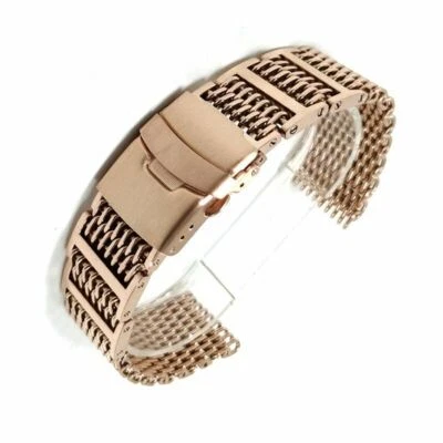 Correa de reloj pulsera H-Link CO-Shark de malla de acero inoxidable 20/22/24 mm Foto 1 de 4