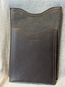 2 Saddleback Leather Sleeve Sleeves Case 13.5 x 9.5 and 10.25 x 8.75 - Photo 1/8