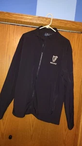 New w/o Tags NWOT Dolmen Clothing Irish Harp Shell Jacket Mens 2XL 🇮🇪Black☘️🍺 - Picture 1 of 11